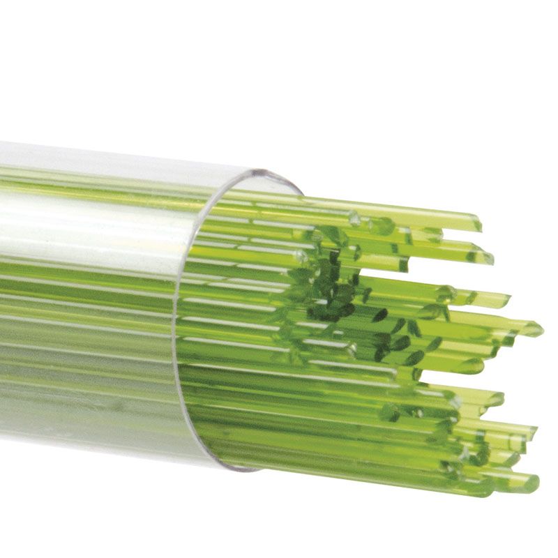 Bullseye Stringers: 1mm Pea Pod Opal Stringers 0312 - Warm Glass