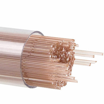 Bullseye Stringers: 1mm Red Striker Transparent 1122 - Warm Glass