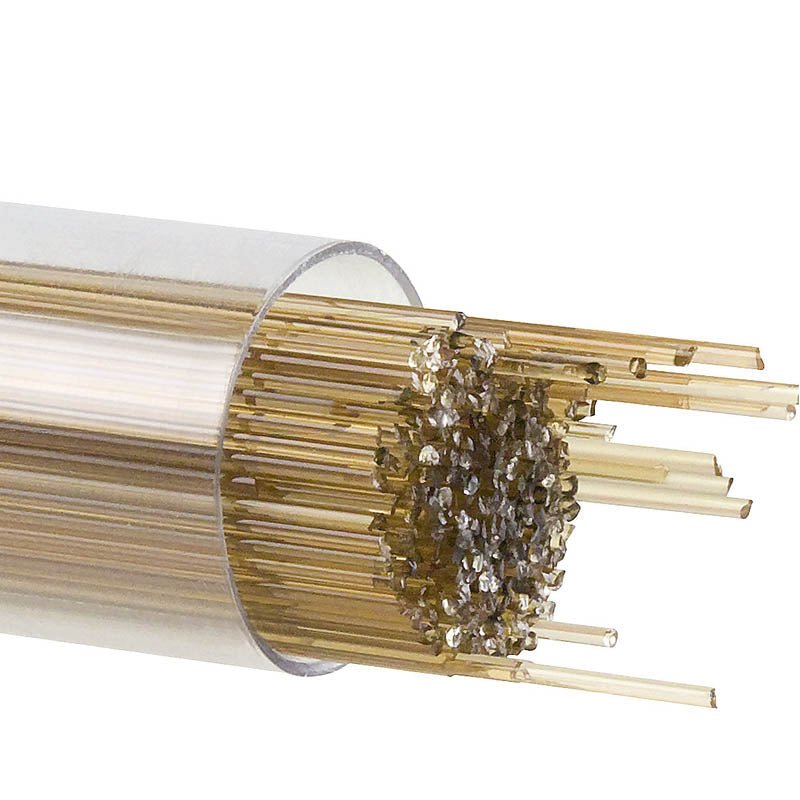 Bullseye Stringers: 1mm Sienna Transparent 1119 – Warm Glass