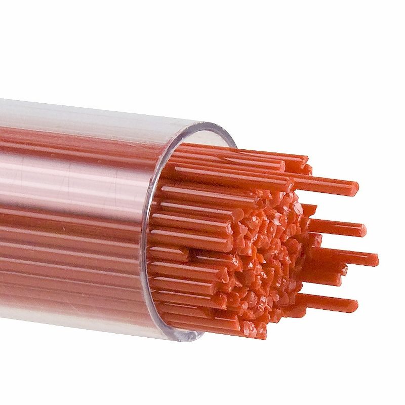 Bullseye Stringers: 1mm Tomato Red 0024 - Warm Glass