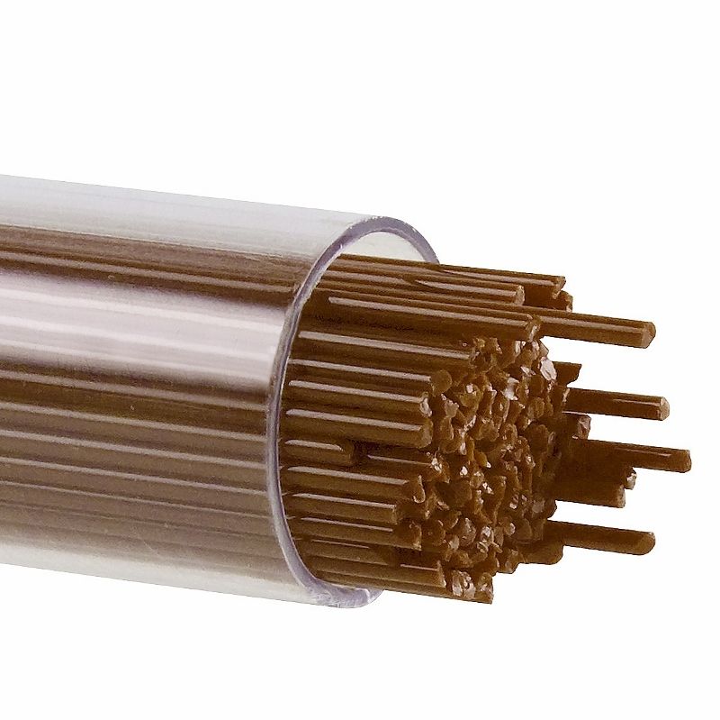 Bullseye Stringers: 1mm Woodland Brown Opal Striker 0203 – Warm Glass