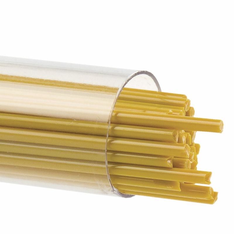 Bullseye Stringers: 2mm Butterscotch Opal 0337 - Warm Glass