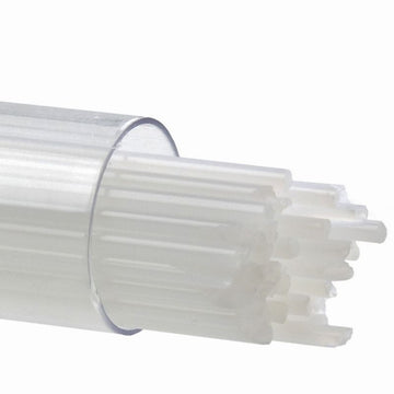 Bullseye Stringers: 2mm Dense White Opal 0313 - Warm Glass