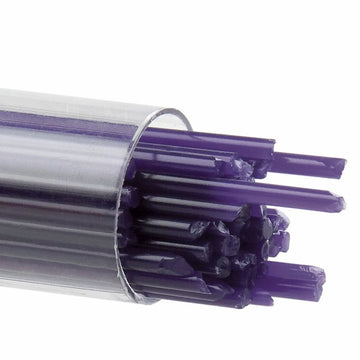 Bullseye Stringers: 2mm Gold Purple Opal Striker 0334 - Warm Glass