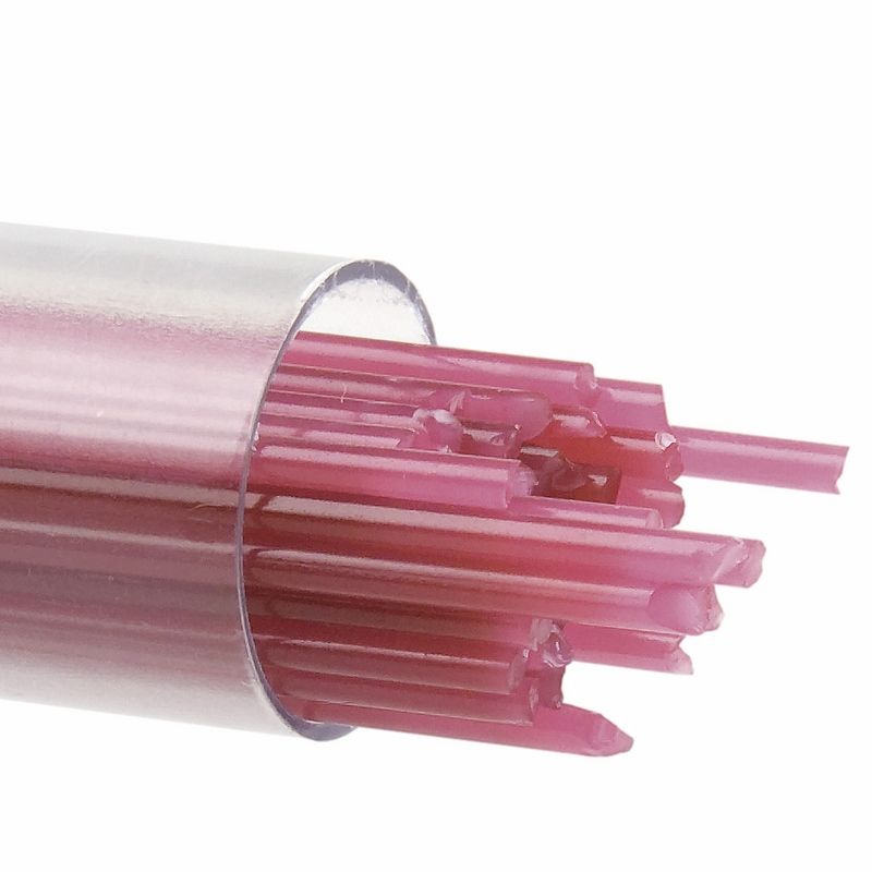 Bullseye Stringers: 2mm Pink Opal 0301 - Warm Glass