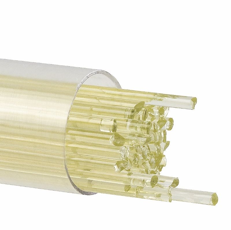 Bullseye Stringers: 2mm Yellow Transparent 1120 - Warm Glass