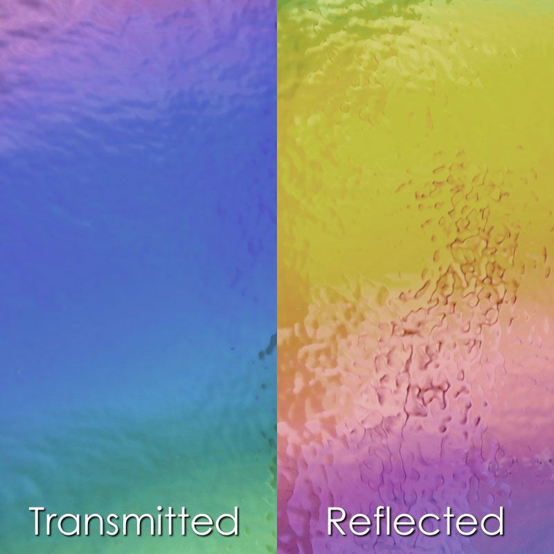 CBS Dichroic Glass: Mixture on Clear - Warm Glass