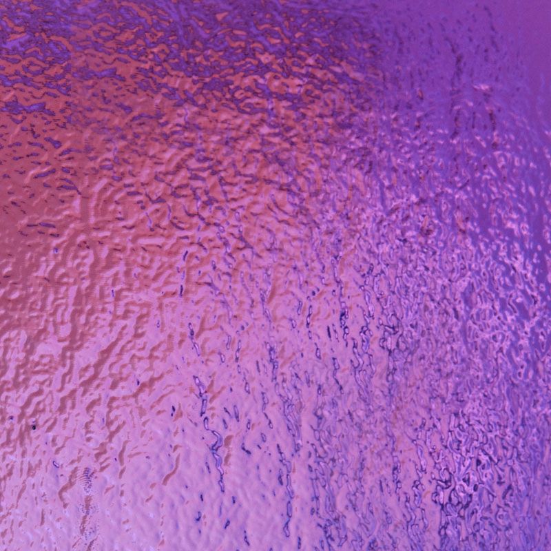 CBS Dichroic Glass: Purple on Black - Warm Glass