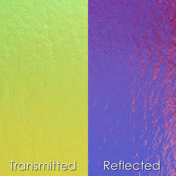 CBS Dichroic Glass: Violet on Clear - Warm Glass