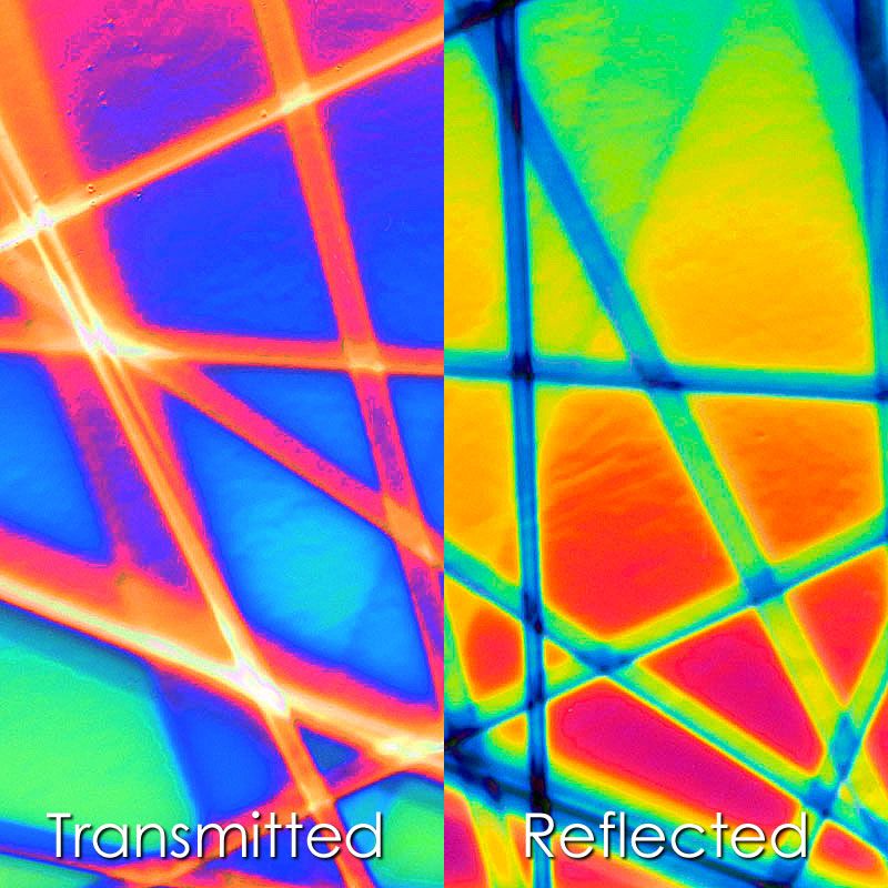 CBS Dichroic Pattern: Pixi Stix on Clear - Warm Glass