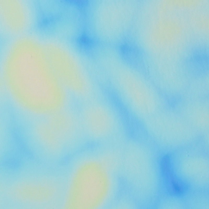 CBS Dichroic Pattern: Silver Aurora Borealis on Black - Warm Glass