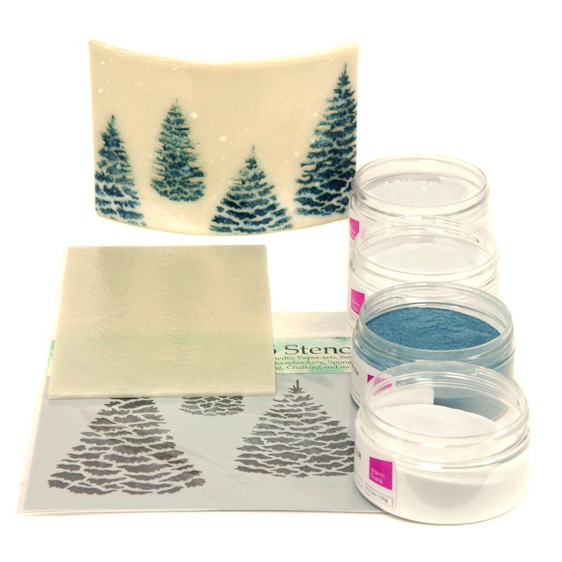 Create Your Own: Snowfall Scene - Warm Glass