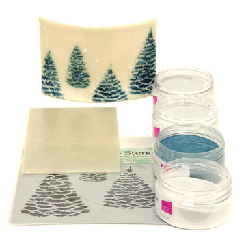 Create Your Own: Snowfall Scene - Warm Glass