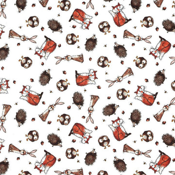 Cuddly Creatures Decal 22 x 22cm - Warm Glass