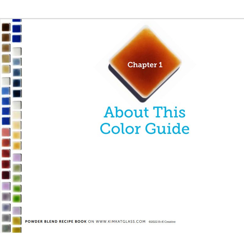 eBook - Kim Brill: The Powder Blend Recipe Book - Warm Glass