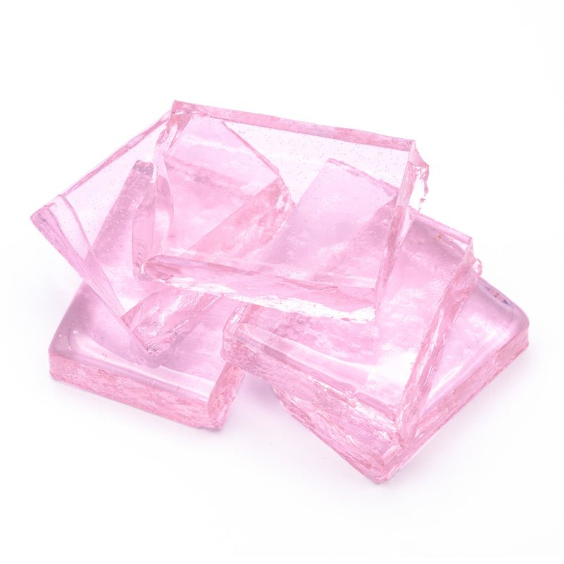Erbium Pink Tint Bullseye Billet 1821 - Warm Glass
