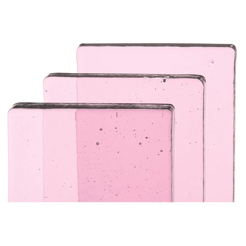 Erbium Pink Tint Bullseye Billet 1821 - Warm Glass