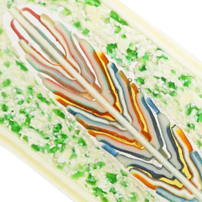 Feather Pattern Frit Collection - Warm Glass