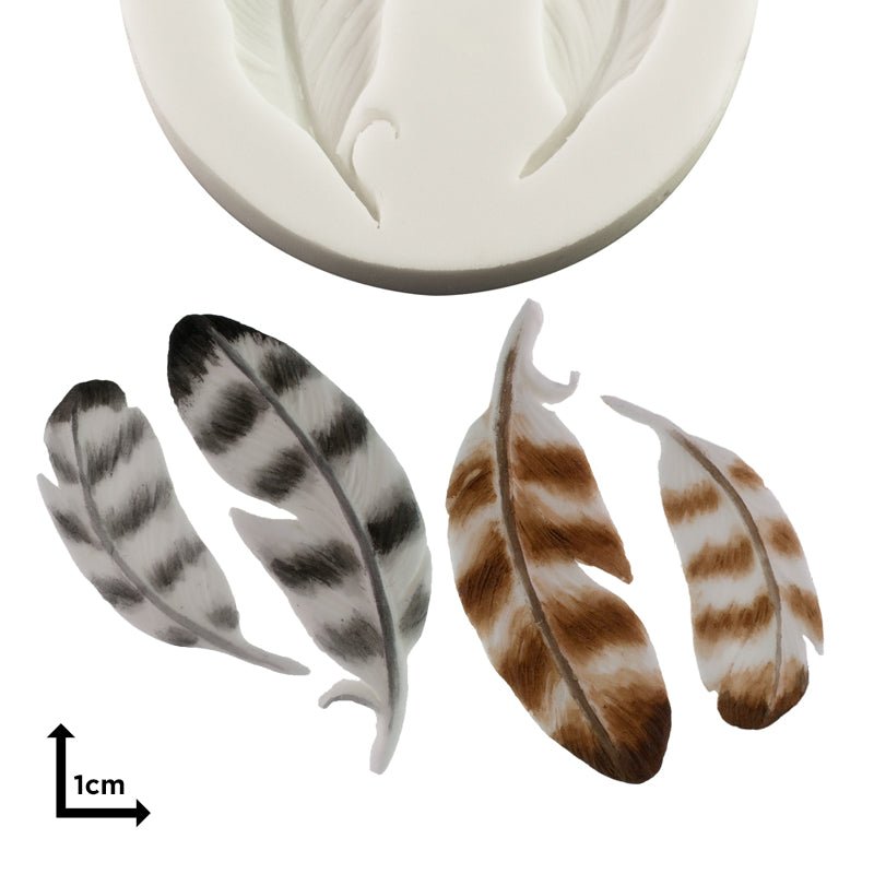 Freeze & Fuse Mould: Feathers - Warm Glass