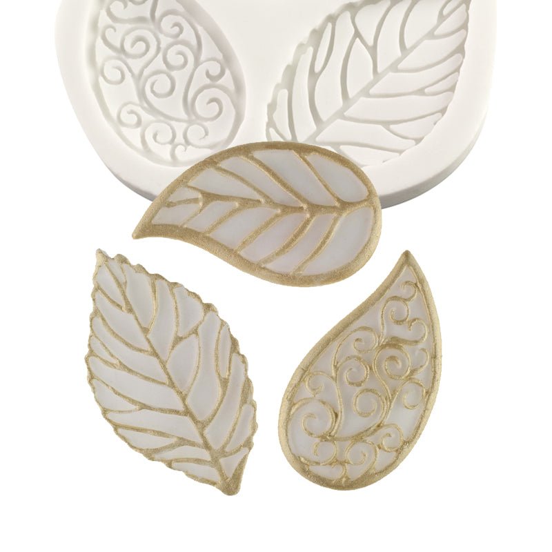 Freeze & Fuse Mould: Filigree Leaves - Warm Glass