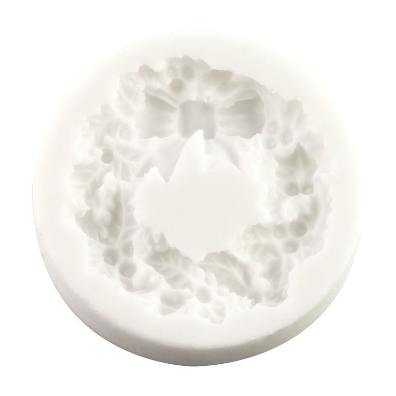 Freeze & Fuse Mould: Holly Wreath - Warm Glass
