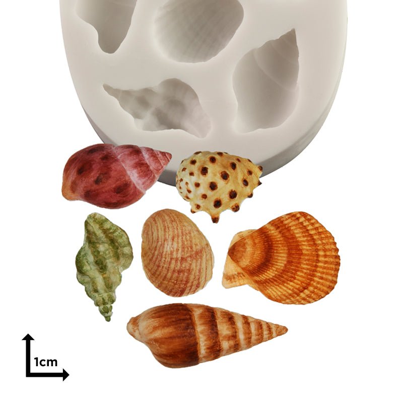 Freeze & Fuse Mould: Sea Shells - Warm Glass