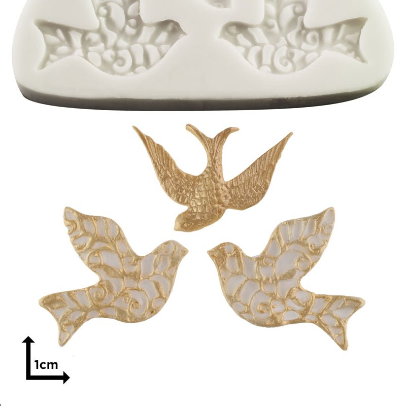 Freeze & Fuse Mould: Three Little Birds - Warm Glass