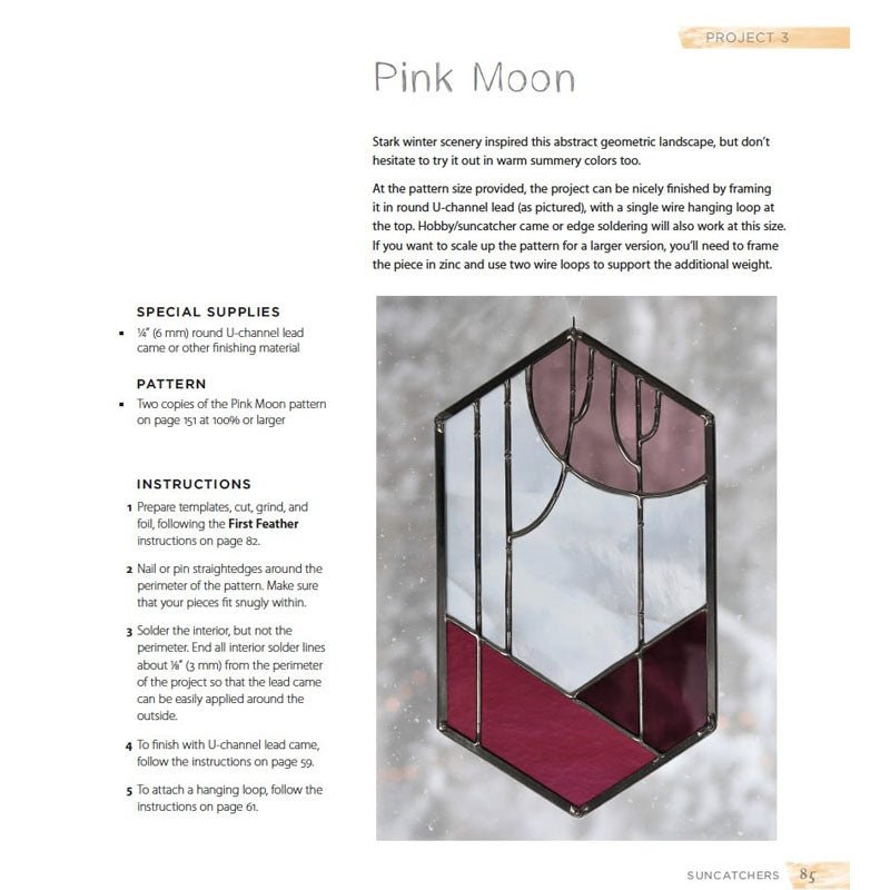 Kicking Glass: A Creative Guide to Stained Glass Craft - Warm Glass