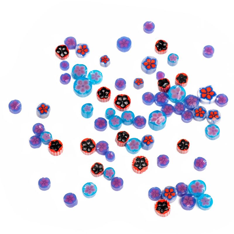 Millefiori: Bellflower Assortment (CoE90) - Warm Glass