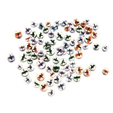 Millefiori: Dragonfly Assortment (CoE90) - Warm Glass