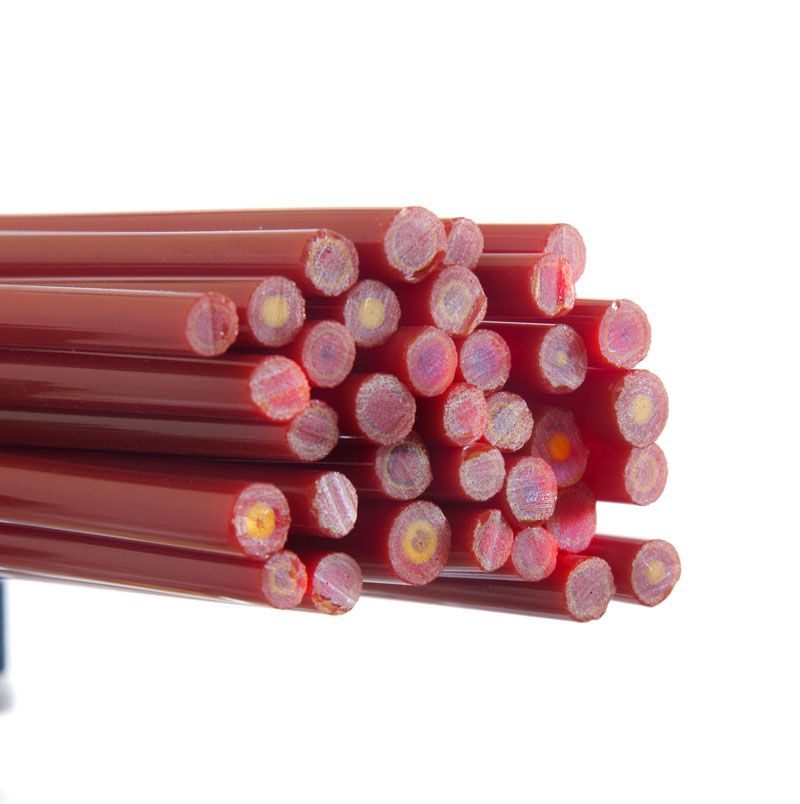 Murrine Cane: Red and Yellow (CoE90) - Warm Glass