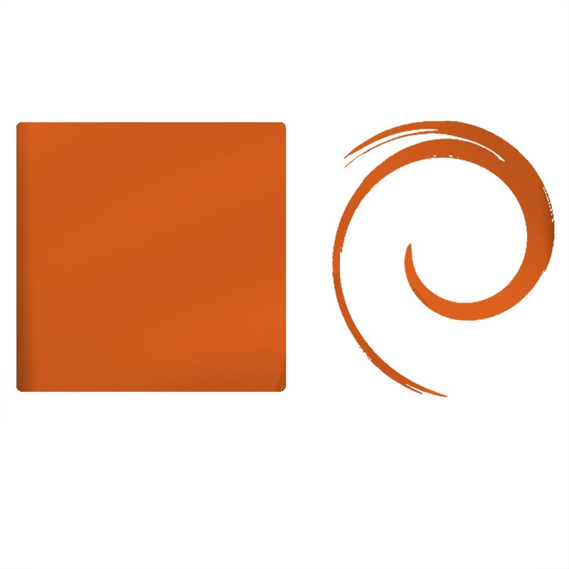 Pumpkin Glass Paint 25g - Colours For Earth - Warm Glass