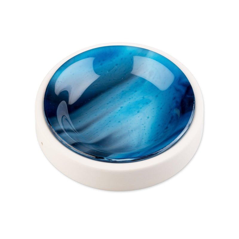 Round Tray Mould 8460 (13.2cm diameter x 2cm) - Warm Glass