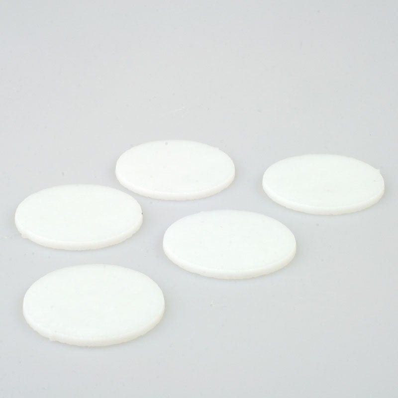 Small White Opal Glass Circle Packs (0113) - Warm Glass