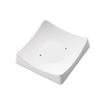 Square Slumper with Flat Base Mould 8298 (8.3cm x 8cm x 1cm) - Warm Glass