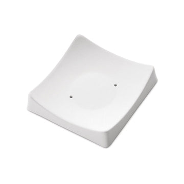 Square Slumper with Flat Base Mould 8298 (8.3cm x 8cm x 1cm) - Warm Glass