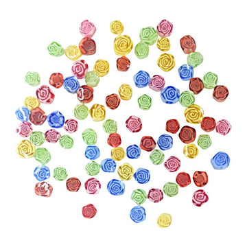 Tabitha's Glass Emporium: Murrine - Roses Mix - Warm Glass