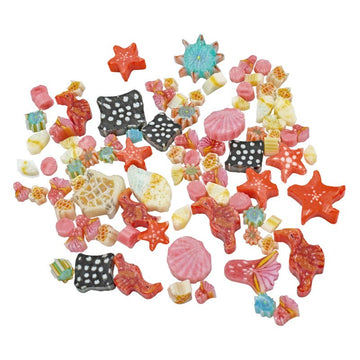Tabitha's Glass Emporium: Murrine - Tropical Sea Life Mix - Warm Glass