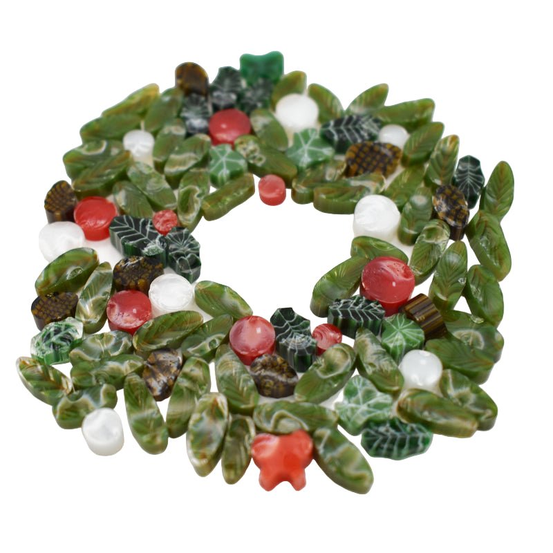 Tabitha's Glass Emporium: Murrine - Wreath Mix - Warm Glass