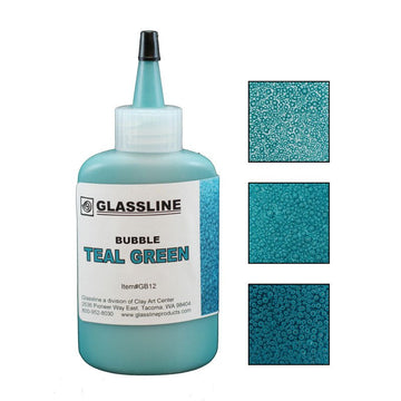 Teal Green Bubble Pen - Warm Glass
