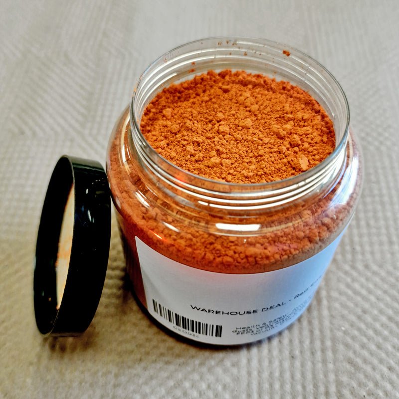 WAREHOUSE DEAL - Red Sunshine Enamel - Warm Glass